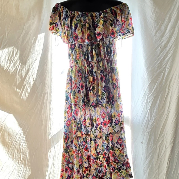 Watercolor Sundress EUC - Picture 1 of 8